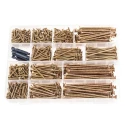ULTI-MATE Steel 700 Piece Pozisquare Drive Wood Screw Drive Screw/Bolt Kit 9ULTIMATEPLASBOX1RS