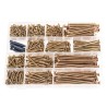 ULTI-MATE Steel 700 Piece Pozisquare Drive Wood Screw Drive Screw/Bolt Kit 9ULTIMATEPLASBOX1RS