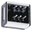 APEM PCB Slide Switch DPDT On-Off-On 1A Fibreglass Reinforced Polyamide 25149NAH