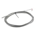 Carel PT100 RTD Sensor 6 mm Diameter, 100 mm Length, ±0.8°C Accuracy, 250°C Max Temperature PT100