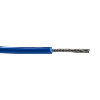 Alpha Wire Hook Up Wire PVC Series Blue 14 AWG Copper Conductor 41 Strands 0.25 mm Size 30 m Cable Length 600V 3079 BL005