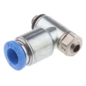 Festo GRLZ Series Flow Controller Flow Regulator, 6mm Tube Inlet Port, ISO 1179-1 and ISO 228-1 Threaded GRLZ-M5-QS-6-D