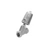 Festo Angle Seat Pneumatic Actuated Valve 10 bar 1 in Threaded, Spring Return VZXF-L-M22C-M-B-G1-240-M1-V4V4T-50-10
