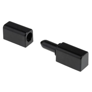 RS PRO Matt Die Cast Zinc Barrel Hinge with Lift Off Pin, Screw Fixing, 63 mm x 15 mm x 17.5 mm 110-4576