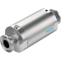Festo Pneumatic Pinch Valve High Alloy Stainless Steel, Clamp Inlet Female, Clamp Outlet Female VZQA-C-M22C-15-S5S5-V2V4E-6