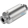Festo Pneumatic Pinch Valve High Alloy Stainless Steel, Clamp Inlet Female, Clamp Outlet Female VZQA-C-M22C-15-S5S5-V2V4E-6