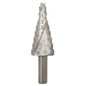 Bosch HSS Step Drill Bit 4 to 20 mm Diameter, 70.5 mm Overall Length, Round Shank 2608597519