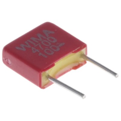 WIMA Film Capacitor 4.7 nF 63V AC 100 V DC Through Hole FKS2