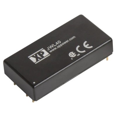 XP Power DC/DC Converter, 5V DC Output, 8A Current, 36V DC Maximum Input, 40W Power, Through Hole Mount, +105°C Max JWL40