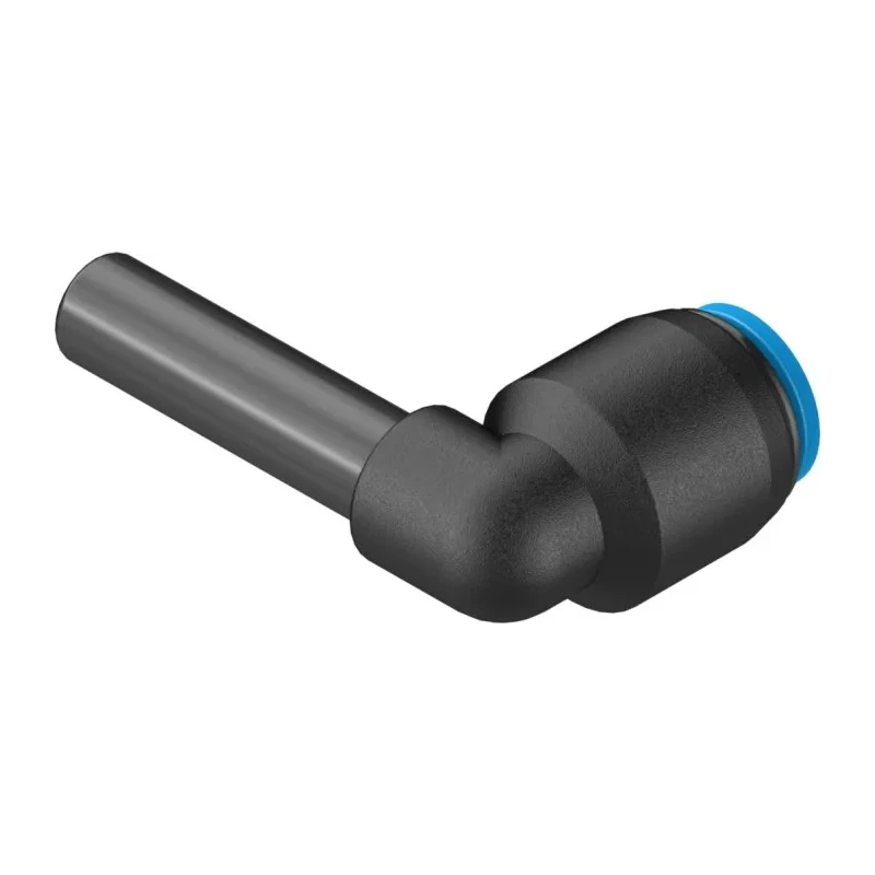Festo Pneumatic Push-In Connector Nickel Plated Brass Fitting QSL-6H-4 with 6 mm and 4 mm Connections
