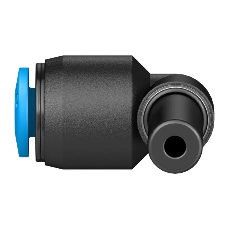 Festo Pneumatic Push-In Connector Nickel Plated Brass Fitting QSL-6H-4 with 6 mm and 4 mm Connections