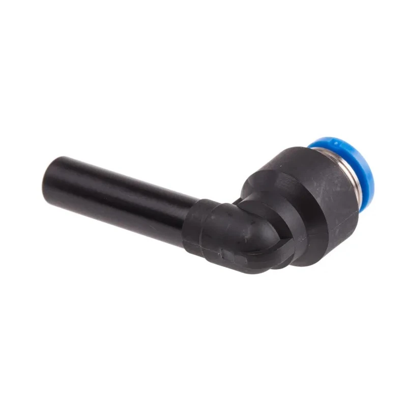 Festo Pneumatic Push-In Connector Nickel Plated Brass Fitting QSL-6H-4 with 6 mm and 4 mm Connections