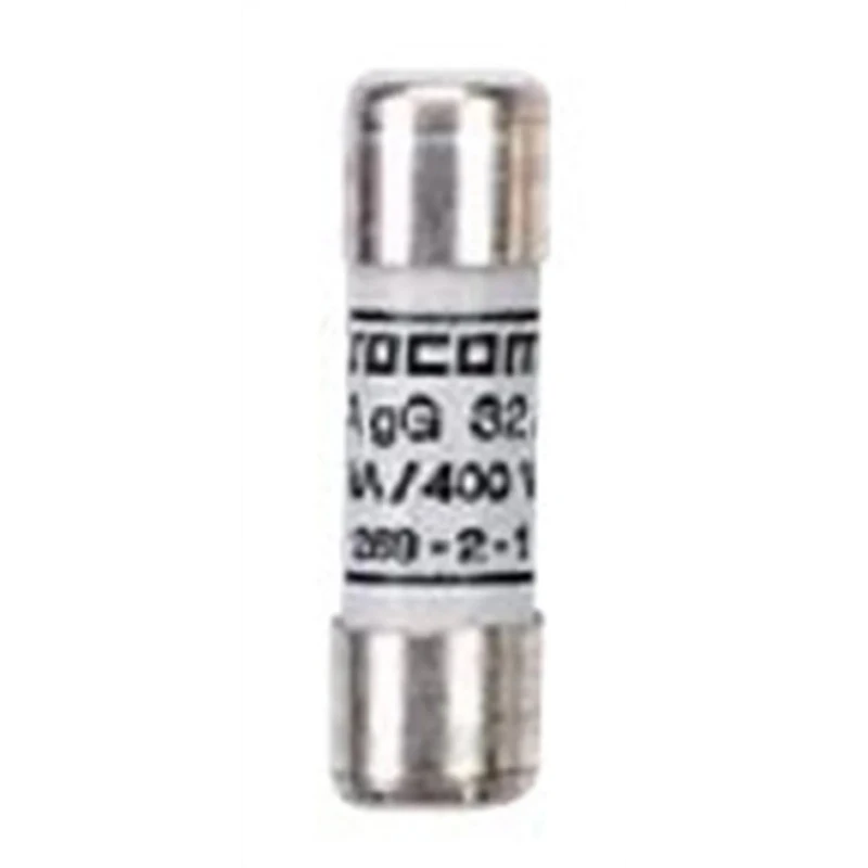 Socomec 20A Cartridge Fuse 10 x 38 mm 500V AC gG Fuse Characteristics NFC-DIN Series 60120020