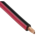 RS PRO Black Red Hook Up Wire 57x0.15 mm Core Strands 30 m Polyvinyl Chloride 600V 100°C 122-5866