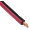 RS PRO Black Red Hook Up Wire 57x0.15 mm Core Strands 30 m Polyvinyl Chloride 600V 100°C 122-5866