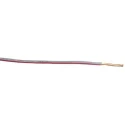 RS PRO White, Red Hook Up Wire 115/0.15 mm Core Strands, 30 m Length, 600V, Flame Retardant Polyvinyl Chloride 122-5885