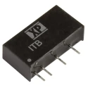 XP Power Isolated DC/DC Converter SIP Package Through Hole 12V 83.3mA 1W ITB0512S