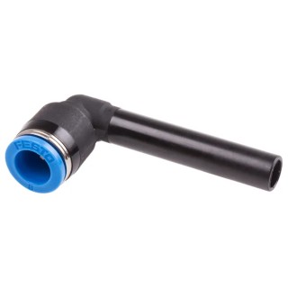 Festo Nickel Plated Brass Pneumatic Elbow Tube-to-Tube Push-In Fitting 8 mm QSL-8HL
