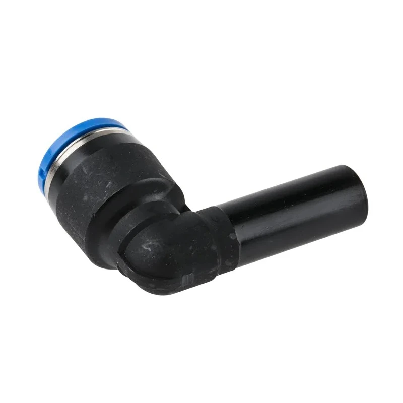Festo Nickel Plated Brass Pneumatic Elbow Tube-to-Tube Adapter Push In 10 mm Connection 14 Bar Max Operating Pressure QSL-10H