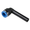 Festo QSL Series Nickel Plated Brass Pneumatic Elbow Tube-to-Tube Adapter Fitting 10 mm Push In Connection QSL-10HL