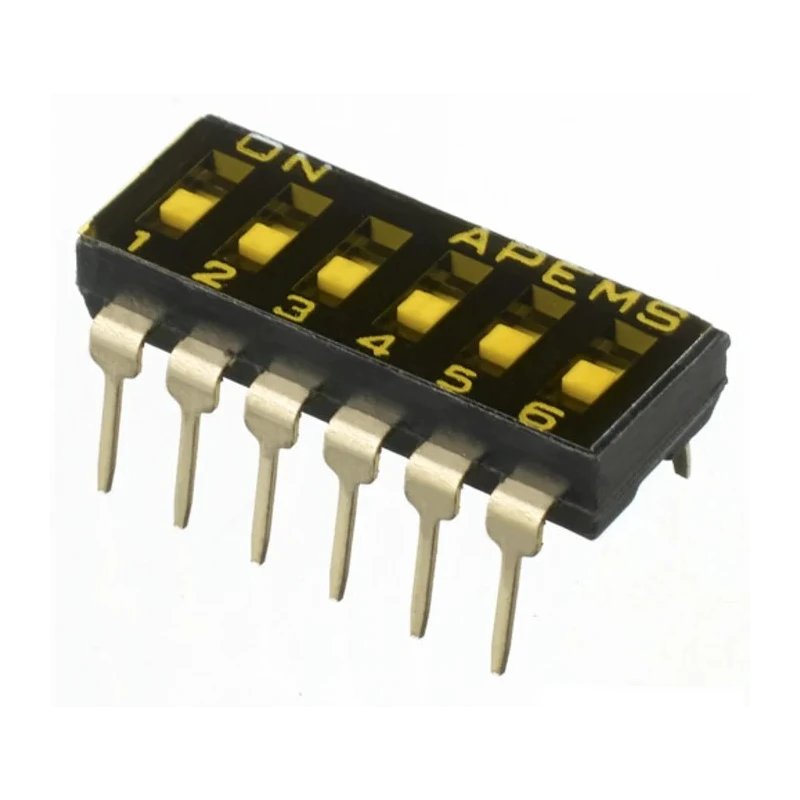 APEM Recessed Top Lever Rotary Coded DIP Switch IKD060000