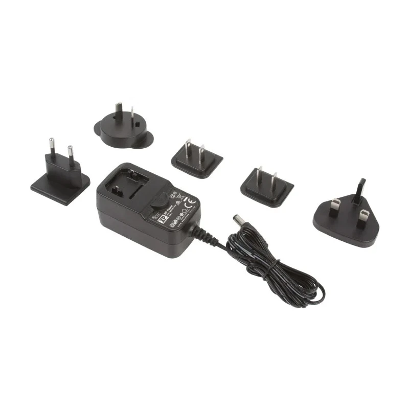 XP Power AC/DC Adapter 24W 24V DC Output 1A 2.1 x 5.5 x 12 mm Centre Positive VER24US240-JA