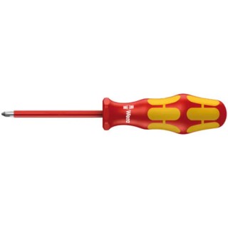 Wera Insulated Screwdriver PH3 Tip 150mm Blade VDE 1000V Approved 262mm Overall 05006156001