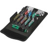 Wera 52 Piece Hex, Phillips, Pozidriv, Slotted, Torx Screwdriver Bit Set, 1/4" Drive, 50mm Length 05057460001