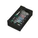 Wera 52 Piece Hex, Phillips, Pozidriv, Slotted, Torx Screwdriver Bit Set, 1/4" Drive, 50mm Length 05057460001