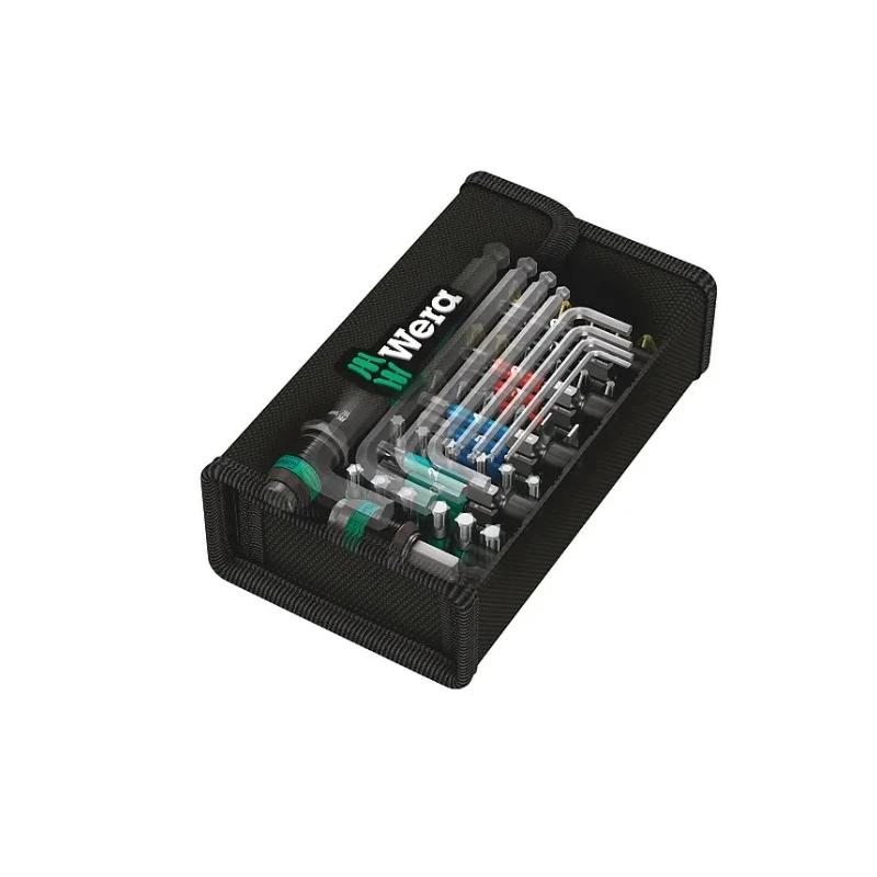 Wera 52 Piece Hex, Phillips, Pozidriv, Slotted, Torx Screwdriver Bit Set, 1/4" Drive, 50mm Length 05057460001
