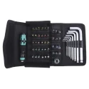 Wera 52 Piece Hex, Phillips, Pozidriv, Slotted, Torx Screwdriver Bit Set, 1/4" Drive, 50mm Length 05057460001