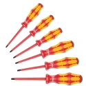 Wera Insulated Torx Screwdriver Set, 6-Piece, TX 8 to TX 25, VDE Approved, Czech Republic 05133356001