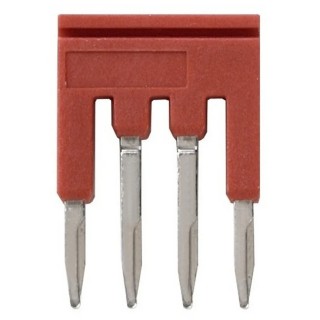 Omron Series Red Short Bar for Use with XW5G-P1.5-4 Grounding Terminal Block and XW5T-P1.5-4 Feed Through Terminal Block XW5S