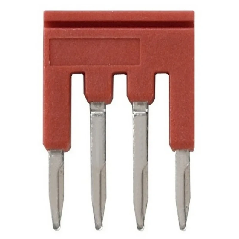 Omron Series Red Short Bar for Use with XW5G-P1.5-4 Grounding Terminal Block and XW5T-P1.5-4 Feed Through Terminal Block XW5S