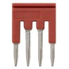Omron Series Red Short Bar for Use with XW5G-P1.5-4 Grounding Terminal Block and XW5T-P1.5-4 Feed Through Terminal Block XW5S