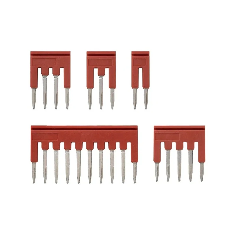 Omron Series Red Short Bar for Use with XW5G-P1.5-4 Grounding Terminal Block and XW5T-P1.5-4 Feed Through Terminal Block XW5S