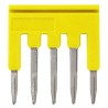 Omron Series Yellow Short Bar for Use with XW5G-P1.5-5 Grounding Terminal Block and XW5T-P1.5-5 Feed Through Terminal XW5S