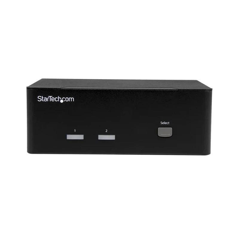 StarTech.com 2 Port 2 Displays USB VGA KVM Switch 3.5 mm Stereo 1920 x 1200 pixel Maximum Resolution SV231DVGAU2A