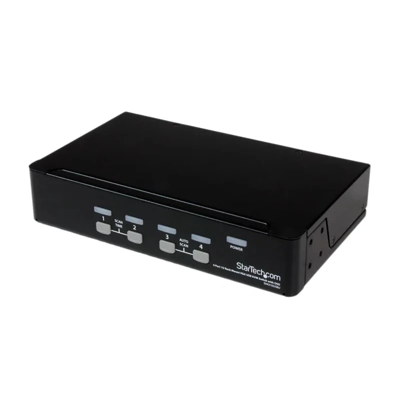StarTech.com 4 Port 1 Display USB VGA KVM Switch 1920 x 1440 Pixel Maximum Resolution SV431DUSBU