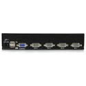 StarTech.com 4 Port 1 Display USB VGA KVM Switch 1920 x 1440 Pixel Maximum Resolution SV431DUSBU