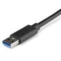 StarTech.com USB 3.0 1000Mbps Network Speed USB Ethernet Adapter, Black, 203.2 mm Cable Length USB32000SPT