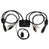 StarTech.com 2 Port 1 Display USB HDMI KVM Switch 3.5 mm Stereo Audio 1920 x 1200 Resolution SV211HDUA