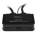StarTech.com 2 Port 1 Display USB HDMI KVM Switch 3.5 mm Stereo Audio 1920 x 1200 Resolution SV211HDUA