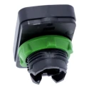 Schneider Electric Harmony Series Green, Red Momentary Push Button Head, 22 mm Cutout, IP66 IP69K ZB5AW7L3741