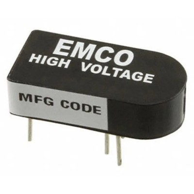 XP Power AH DC/DC Converter, 500V DC Output, 3mA Current, 12V DC Input, Through Hole Mount, 1.5W Power, Operating AH05N-12