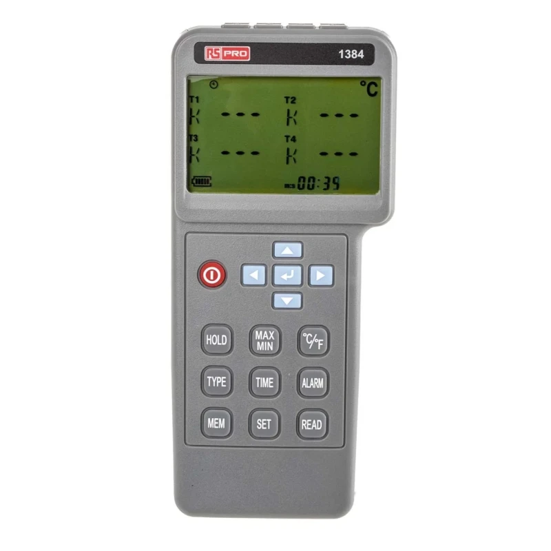 RS PRO 1384 Temperature Data Logger USB Interface 4 Channel ±0.05% Accuracy Taiwan, Province Of China 123-2235