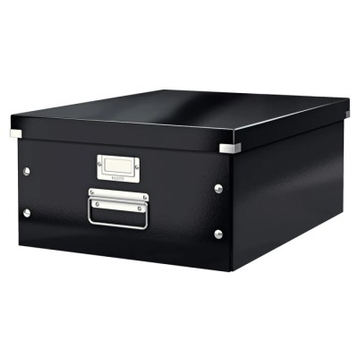 Leitz Black A3 Archive Box Polypropylene Material Dimensions H200 mm x W369 mm x D482 mm W369mm
