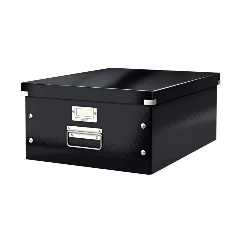 Leitz Black A3 Archive Box Polypropylene Material Dimensions H200 mm x W369 mm x D482 mm W369mm
