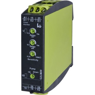Tele GAMMA Series Monitoring Relay 1 Phase DPDT 230V AC Screw Terminal G2LM20 230VAC
