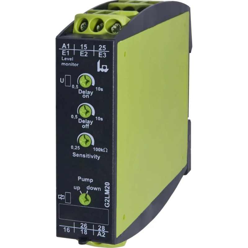 Tele GAMMA Series Monitoring Relay 1 Phase DPDT 230V AC Screw Terminal G2LM20 230VAC